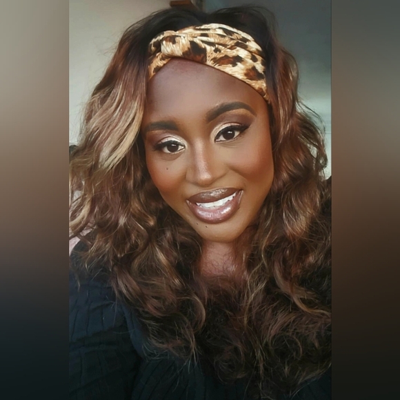 Pre❤Gently Worn (Once) Human Hair Ombre Headband Wig: 16 inc… - Picture 7 of 7